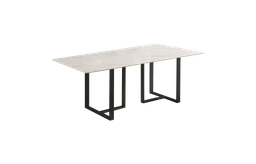 [XH-DT-ND603] Rome Dining Table-Black (XH)
