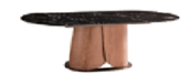 [FEB-DT-011] Walnut Veneer + Bronze Metal (Xssence)