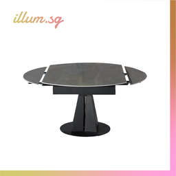 [XH-DT-ND607 B] London Tower Extendable Dining Table 1.35m (XH)